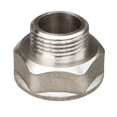 Переход латунь никель Ду 10х8 (3/8"х1/4") ВР/НР Valfex VF.592.N.038.014 арт.1215034