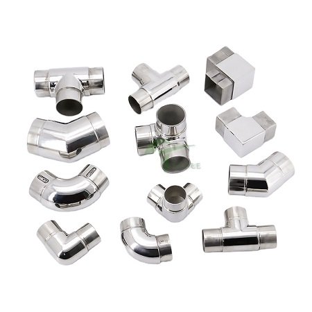 Отвод поручня AISI 304 50.8x1.5x160 под сварку (шлиф 180G)