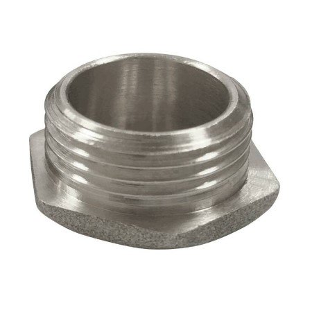 Заглушка латунь никель Ду 15 (1/2") НР Valfex VF.583.N.012 арт.1215031