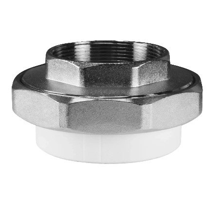 Муфта PP-R комбинированная под ключ белая НР Дн 75х2 1/2" VALFEX 10135075 арт.1217512