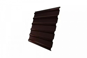 Профнастил HC44 0,5 GreenCoat Pural BT RR 887 шоколадно-коричневый (RAL 8017 шоколад)