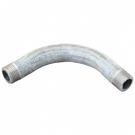 Отвод стальной гнутый двухрезьбовой Ду50 (Дн60х3,5) из труб по ГОСТ 3262-75 арт.1211368
