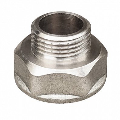 Переход латунь никель Ду 20х15 (3/4"х1/2") ВР/НР Valfex VF.592.N.034.012 арт.1215037