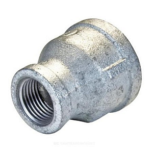 Муфта переходная чугун оц Ду 20х15 (3/4"х1/2") ВР арт.1217995