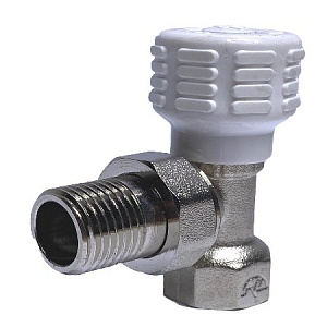 Клапан ручной регулировки для радиатора Ду 15 Ру16 ВР угловой Пензапромарматура 01111013 арт.1214313