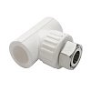 Тройник PP-R комбинированный белый с накидной гайкой Дн 20х1/2" VALFEX 10140020 арт.1217536